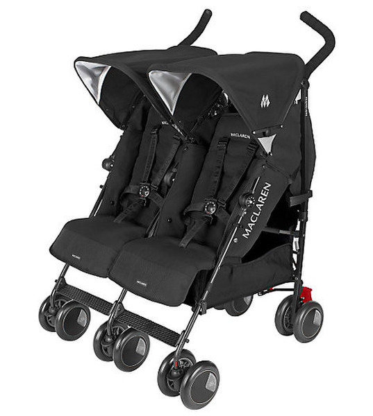 Maclaren Twin Techno Side-by-side stroller 2Sitz(e) Schwarz
