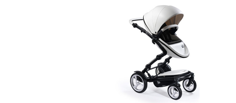 mima Kobi Toddler Traditional stroller 1Sitz(e) Schwarz, Weiß