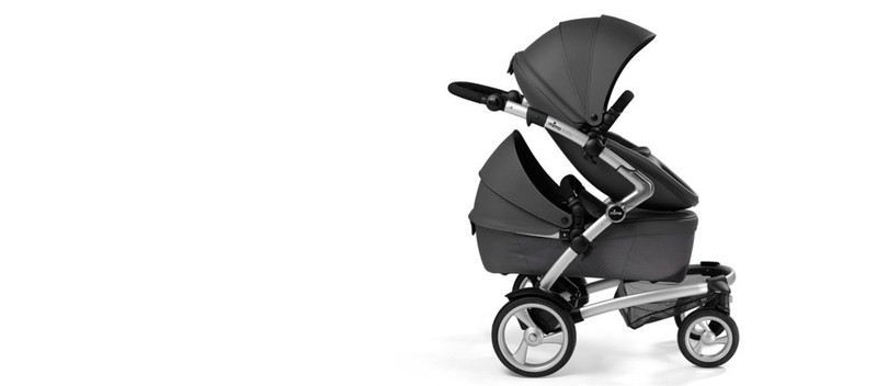 mima Kobi Toddler + Baby Tandem stroller 2место(а) Серый