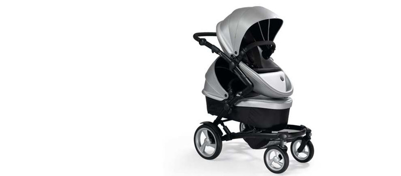 mima Kobi Toddler + Baby Tandem stroller 2место(а) Черный, Cеребряный