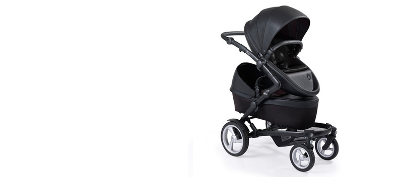 mima Kobi Toddler + Baby Tandem stroller 2место(а) Черный