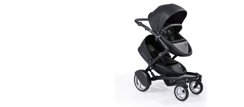 mima Kobi Two Toddlers Tandem stroller 2seat(s) Black