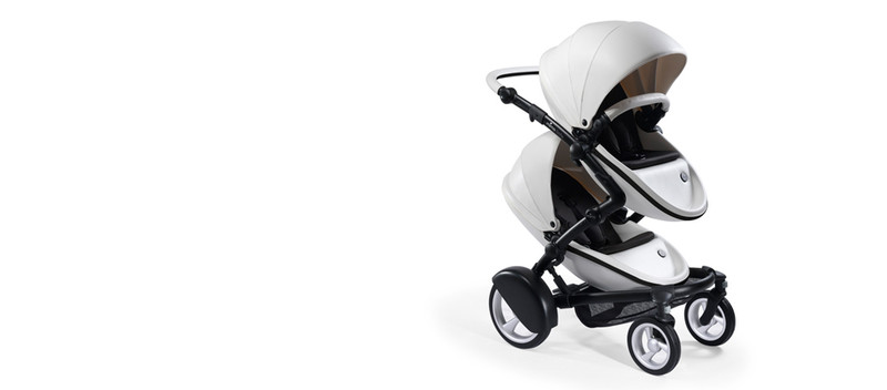 mima Kobi Two Toddlers Tandem stroller 2seat(s) Black,White