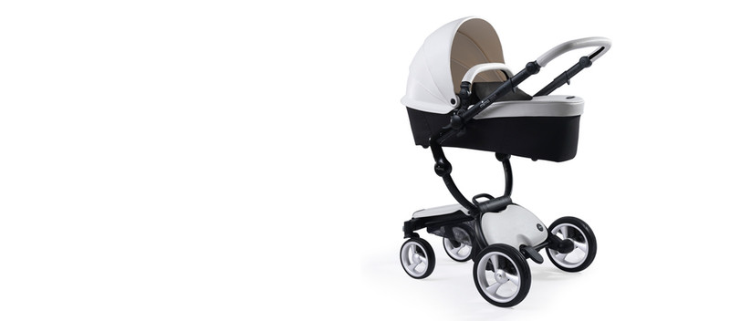 mima Xari Baby Traditional stroller 1Sitz(e) Schwarz, Weiß