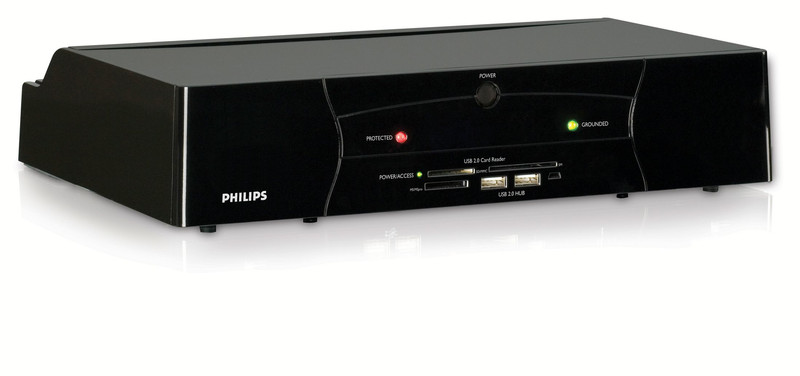 Philips SPP4410WA/17 6розетка(и) Черный сетевой фильтр