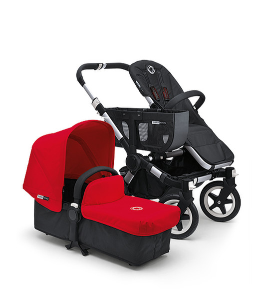 Bugaboo Donkey Mono Traditional stroller 1seat(s) Black,Red