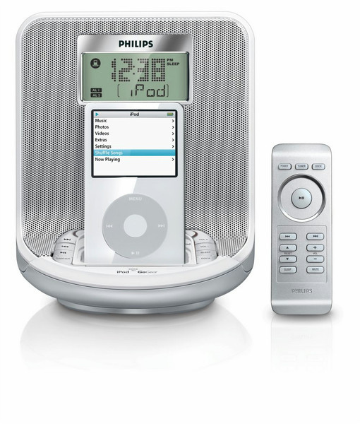 Philips AJ300D/93 12Вт Cеребряный мультимедийная акустика