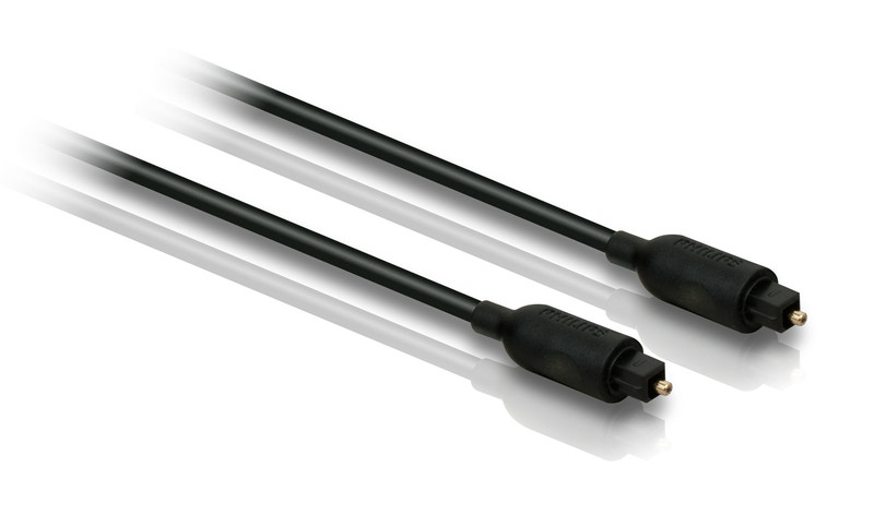 Philips SWA2312W/27 1.83м TOSLINK TOSLINK Черный оптиковолоконный кабель