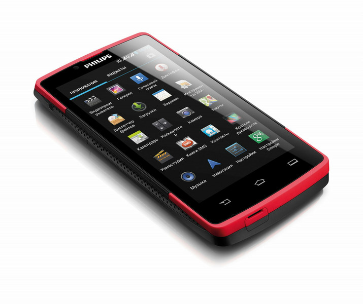Philips Xenium CTW7555BK/00 Dual SIM Black,Red smartphone