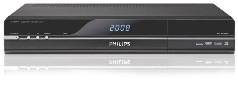 Philips DTR5010/12 Terrestrial Full HD Черный приставка для телевизора