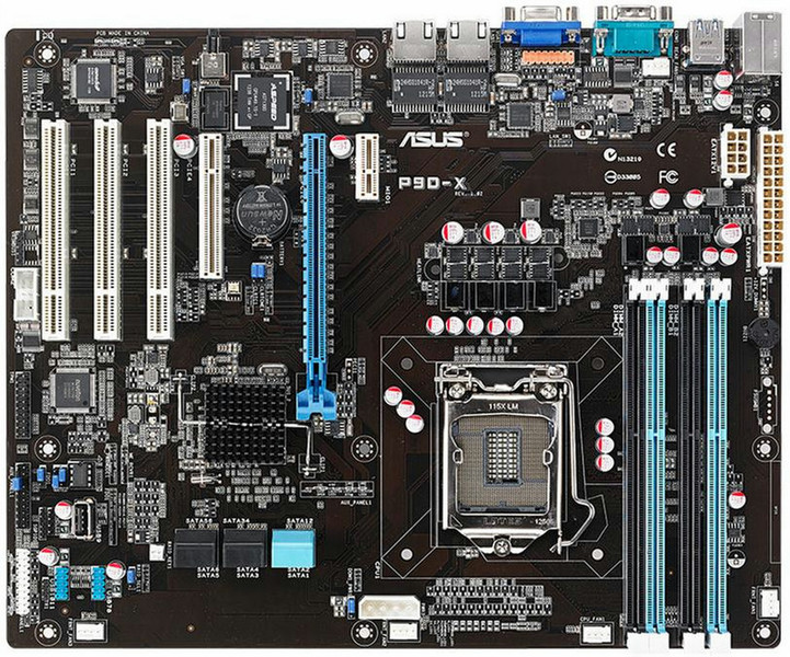ASUS P9D-X Intel C222 Socket H3 (LGA 1150) ATX server/workstation motherboard