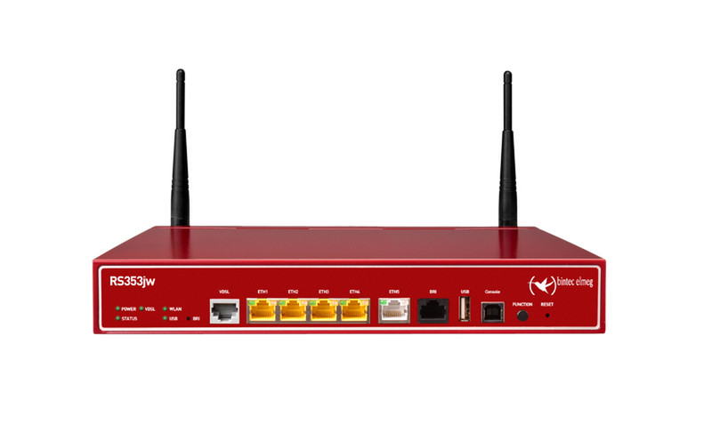 Funkwerk RS353jwv Dual-Band (2,4 GHz/5 GHz) Gigabit Ethernet Rot WLAN-Router