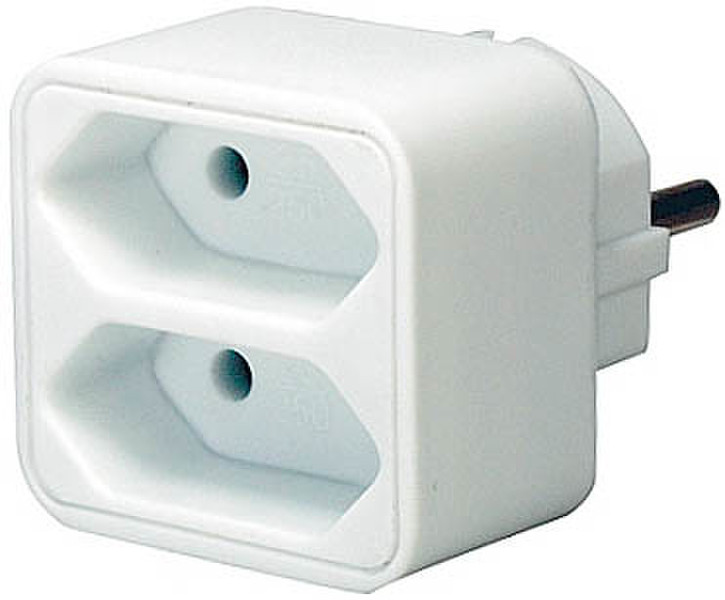 Brennenstuhl 1508030100 Type C (Europlug) Type C (Europlug) White power plug adapter