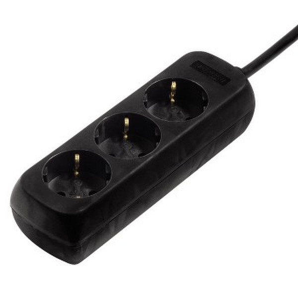 Hama 00108841 3AC outlet(s) 230V 3m Schwarz Spannungsschutz