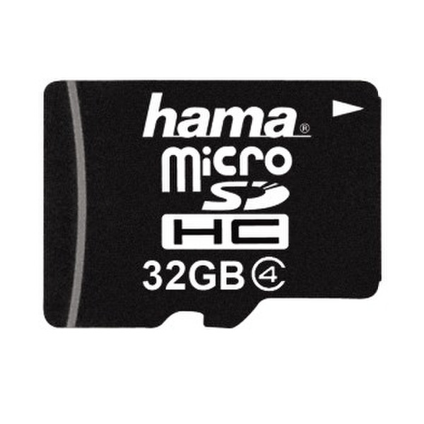 Hama microSDHC 32GB 32ГБ MicroSDHC Class 4 карта памяти