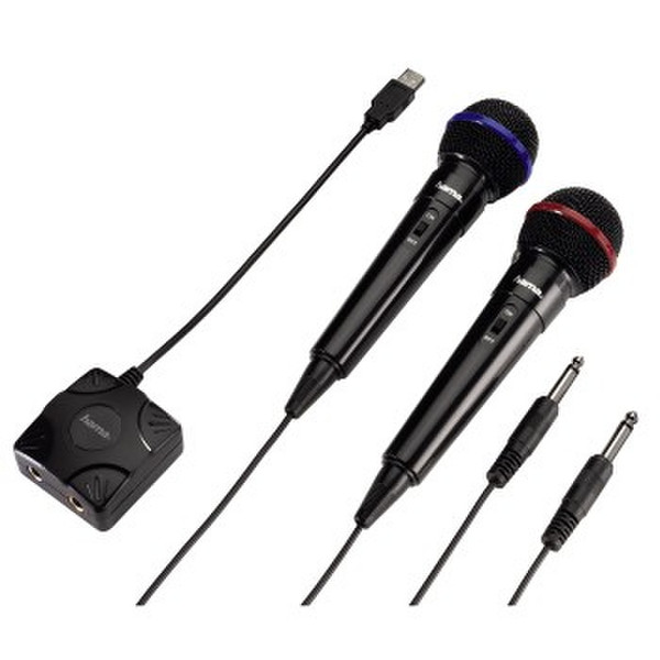 Hama 00115490 Game console microphone Проводная Черный микрофон