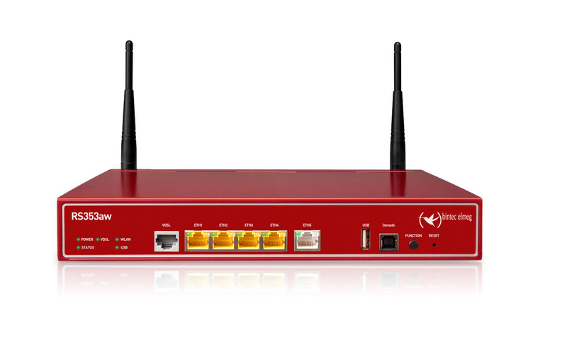 Funkwerk RS353aw Dual-band (2.4 GHz / 5 GHz) Gigabit Ethernet Red