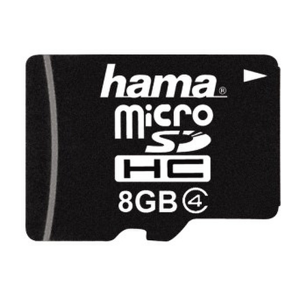 Hama microSDHC 8GB 8ГБ MicroSDHC Class 4 карта памяти