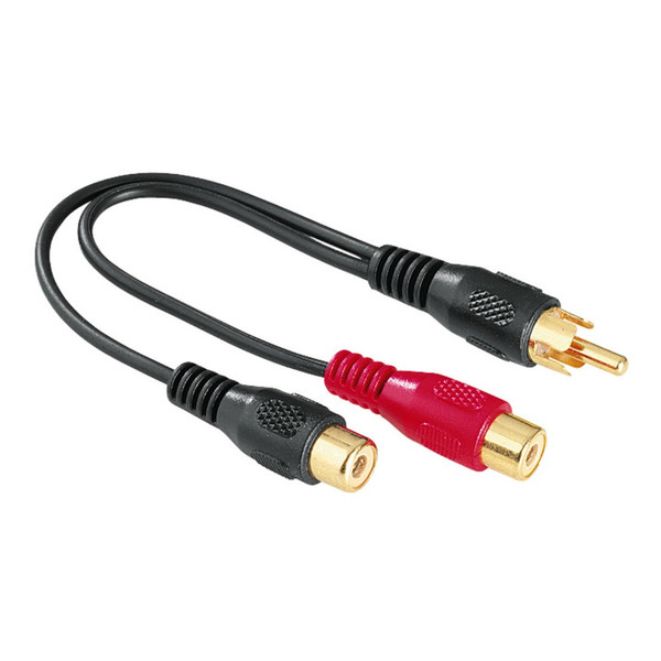 Hama 7123368 RCA 2 x RCA Schwarz Audio-Kabel