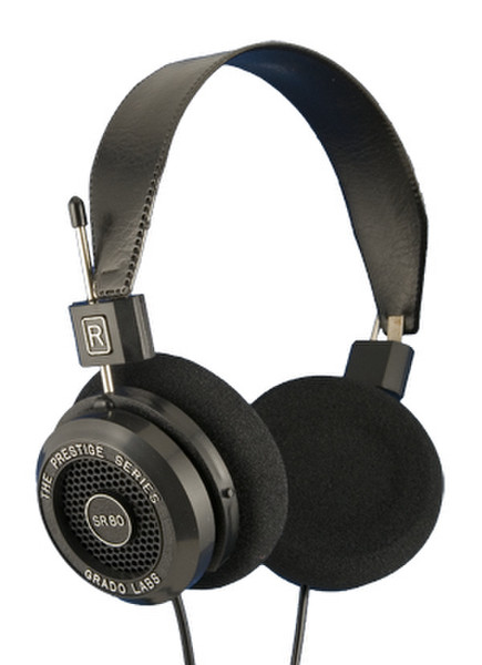 Grado Labs SR80I Ohraufliegend Kopfband Schwarz Kopfhörer