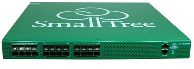 Small Tree ST10G24SFP Managed L2 10G Ethernet (100/1000/10000) Green network switch