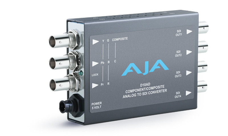 AJA D10AD Grey,Stainless steel signal converter