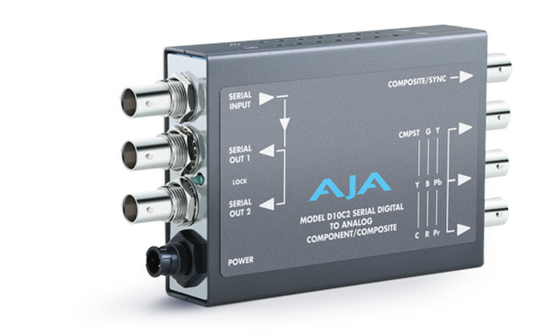 AJA D10C2 Grey,Stainless steel signal converter