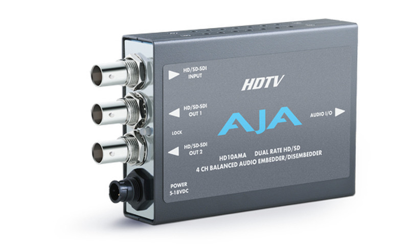 AJA HD10AMA Grey,Stainless steel signal converter