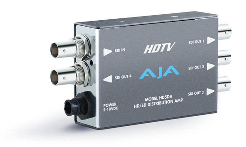 AJA HD5DA Grey,Stainless steel signal converter