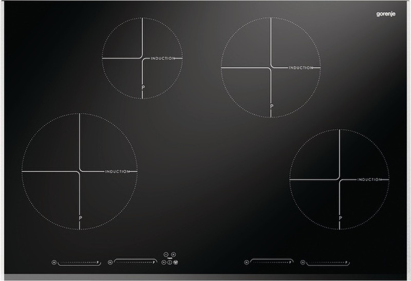 Gorenje IQ741AXC Встроенный Induction hob Черный