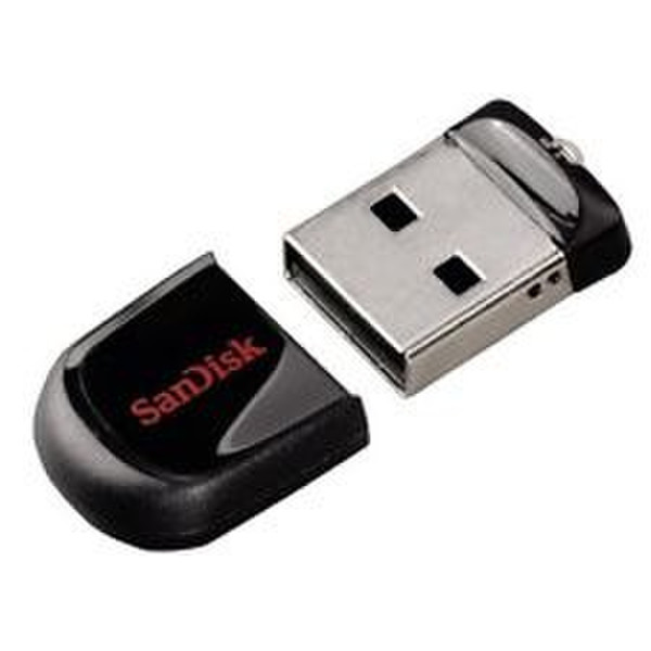 Sandisk Cruzer fit 64GB 64ГБ USB 2.0 Черный USB флеш накопитель