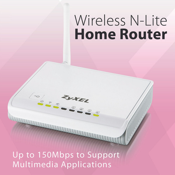ZyXEL NBG417N Wireless N Router шлюз / контроллер