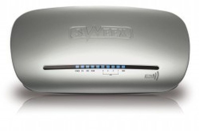 Sweex LW150 Fast Ethernet Cеребряный wireless router