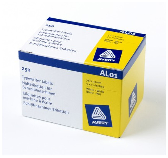 Avery AL01 White Self-adhesive label addressing label