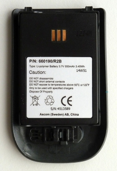 Unify L30250-F600-C325 Литий-полимерная 930мА·ч 3.7В аккумуляторная батарея