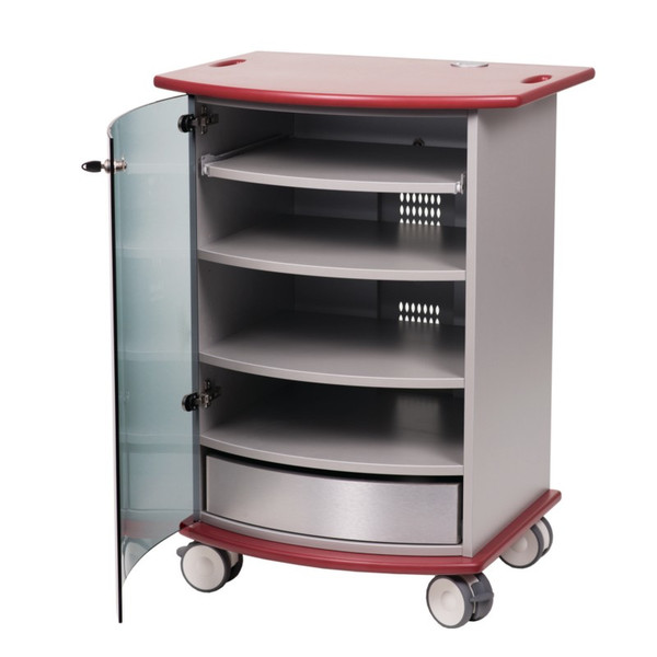Metroplan VIP90R Portable device management cart Red
