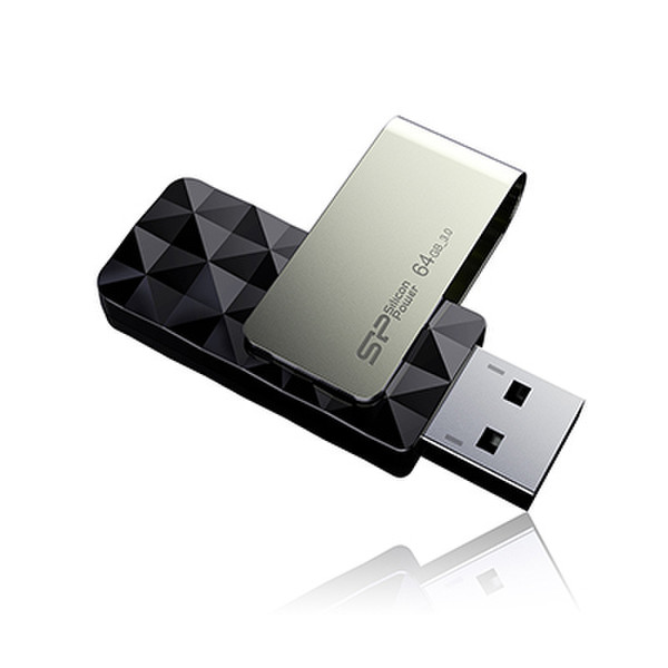 Silicon Power Blaze B30 16GB 16ГБ USB 3.0 Черный USB флеш накопитель