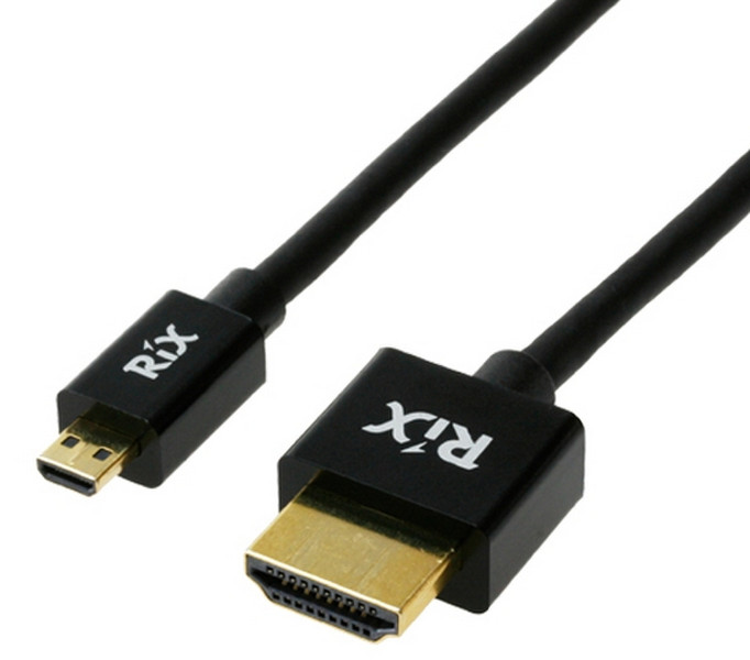 Rix Labs International 12ft. HDMI - microHDMI m/m
