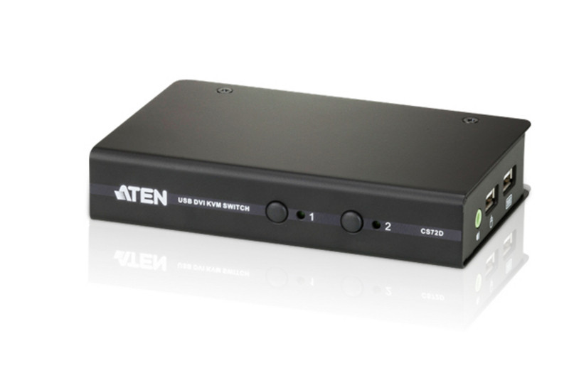 Aten CS72D Черный KVM переключатель