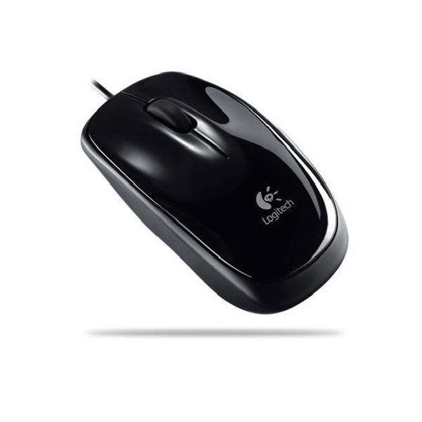 Logitech M115 USB Оптический Для обеих рук Черный компьютерная мышь
