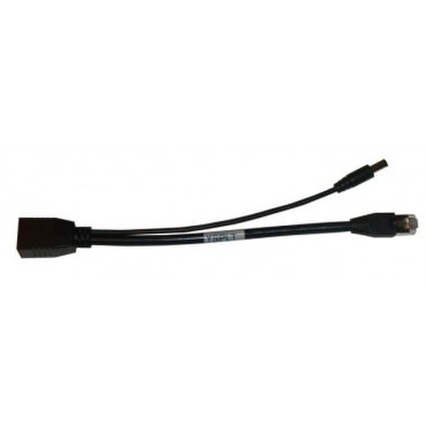 Tycon Systems POE-YSPLT-S Cable splitter Black cable splitter/combiner