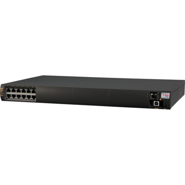 PowerDsine PD-9006G/ACDC/M Управляемый Gigabit Ethernet (10/100/1000) Power over Ethernet (PoE) 1U Черный сетевой коммутатор