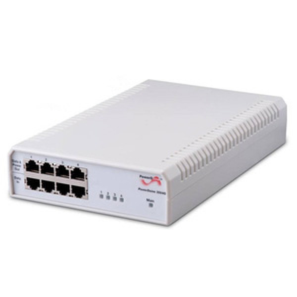 PowerDsine PD-3504G/AC Unmanaged Gigabit Ethernet (10/100/1000) Power over Ethernet (PoE) White network switch