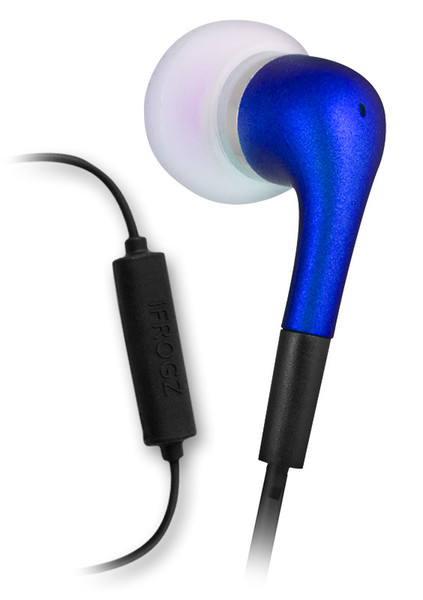 ifrogz EarPollution Luxe Micro Bud Binaural im Ohr Blau