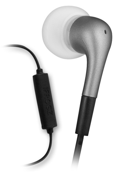 ifrogz EarPollution Luxe Micro Bud Binaural im Ohr Silber
