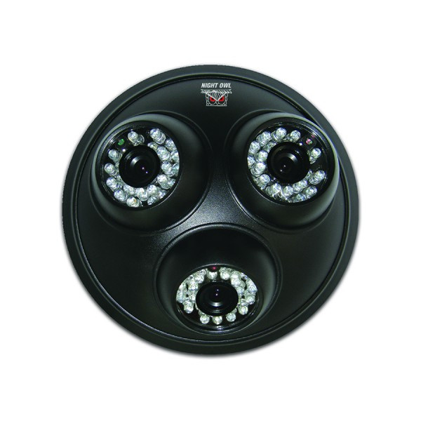 NIGHT OWL CAM-3DM-624A CCTV security camera Для помещений Dome Черный камера видеонаблюдения