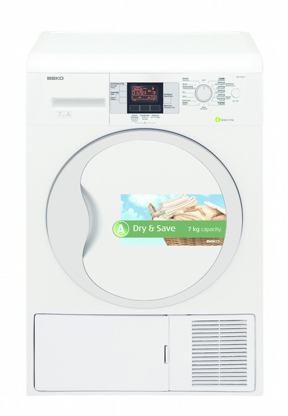 Beko DPU7343X freestanding Front-load 7kg A-50% White tumble dryer