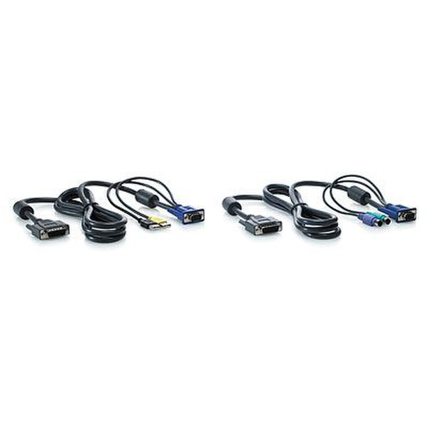HP 1x4 KVM Console 6ft PS2 Cable сетевой кабель