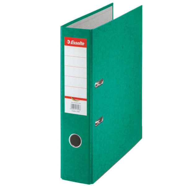 Esselte Cardboard binder Rainbow, 75mm Grün Aktendeckel