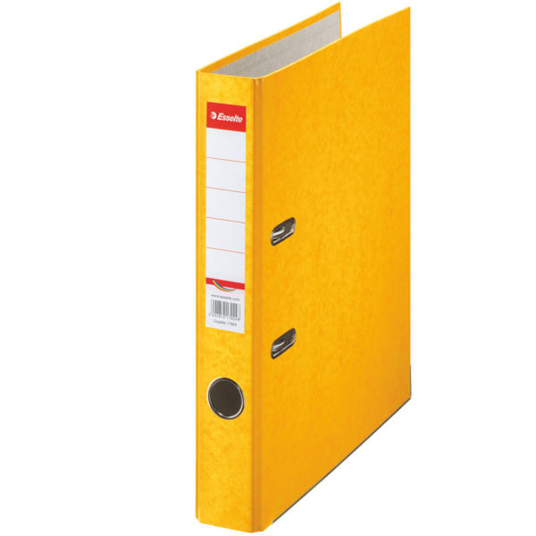 Esselte Cardboard binder Rainbow Yellow folder